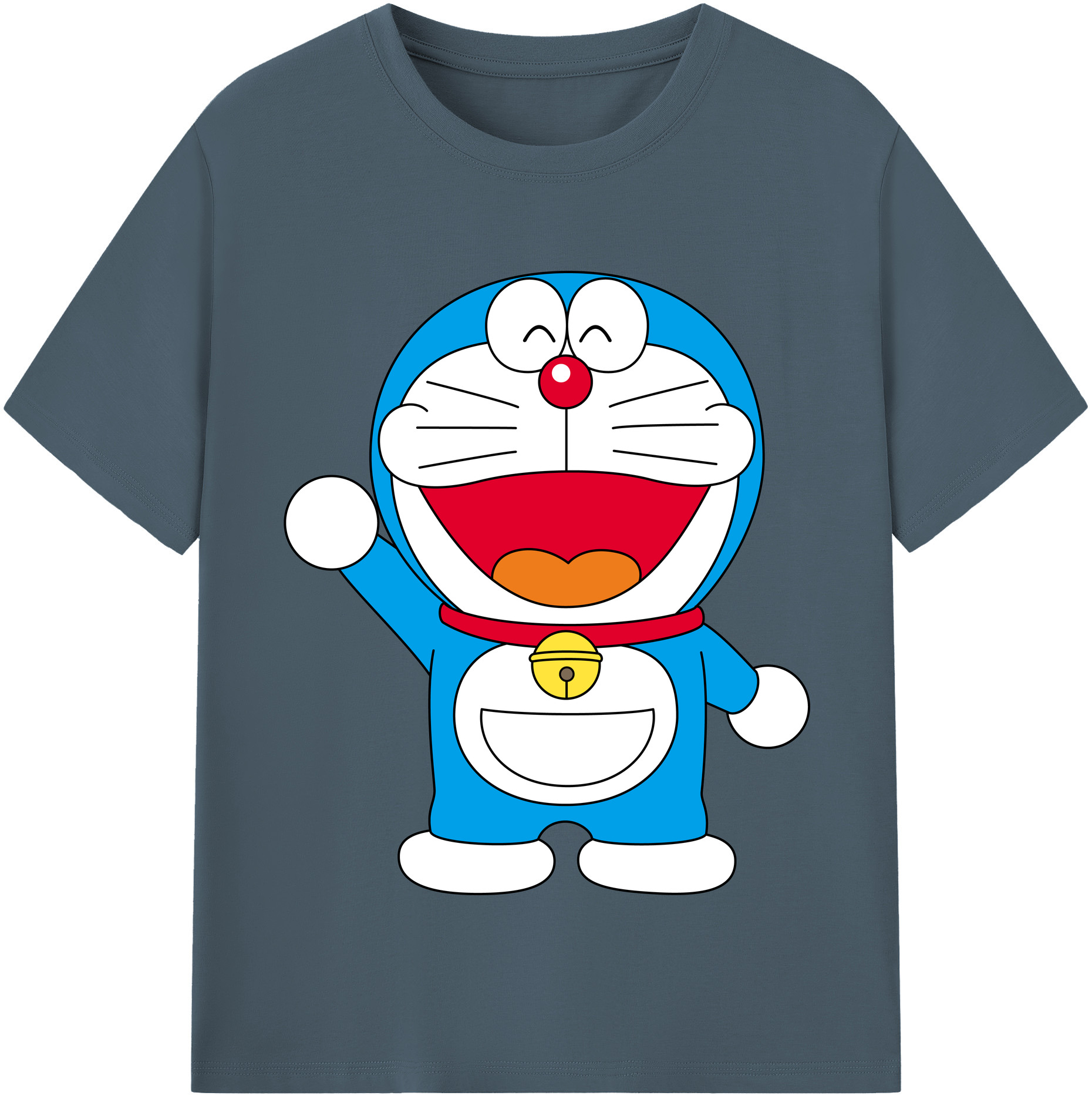 （画像用） ドラえもん Doraemon 綿100％半袖Tシャツ（フロントプリント）
